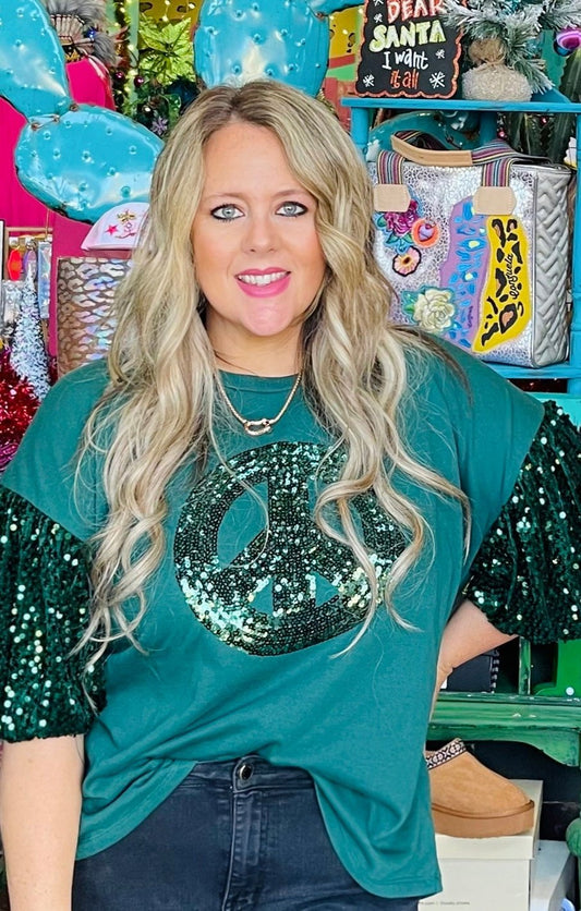 Sparkle Peace Top